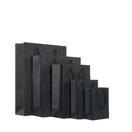 Small Black Paper Bags With Handles - Yorkn Inc✅