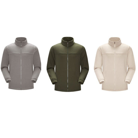 Soft Fleece Jacket With Zip - Yorkn Inc✅