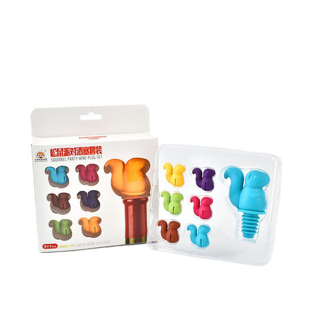 Squirrel Shaped Wine Stopper Set - Yorkn Inc✅
