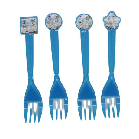 Sticker Plastic Fork Set - Yorkn Inc✅
