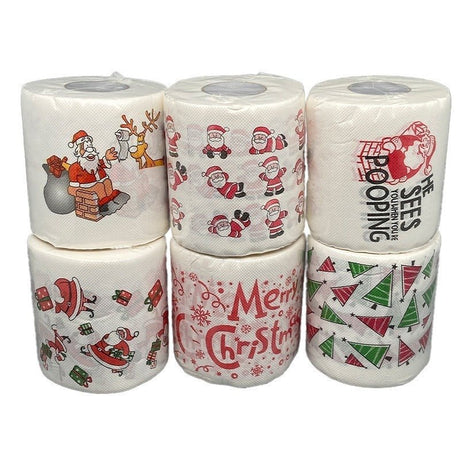 Stock Christmas 2ply Paper Roll Napkin - By Boat - Yorkn Inc✅