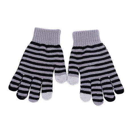 Striped Knitted Gloves - Yorkn Inc✅