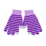 Striped Knitted Gloves - Yorkn Inc✅