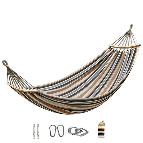 Striped Outdoor Swing Hammock - Yorkn Inc✅