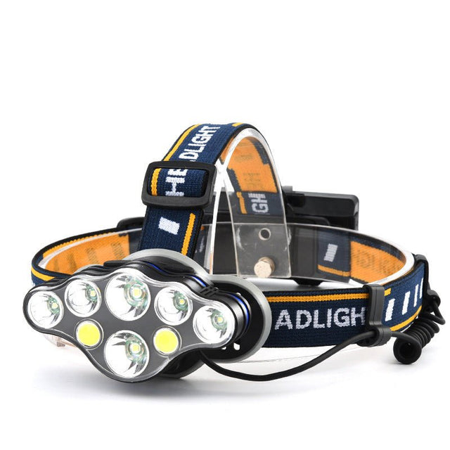 Super Bright Rechargeable Headlamp 8 Led - Yorkn Inc✅