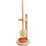 Toilet Brush Stand With Fiber Brush - Yorkn Inc✅