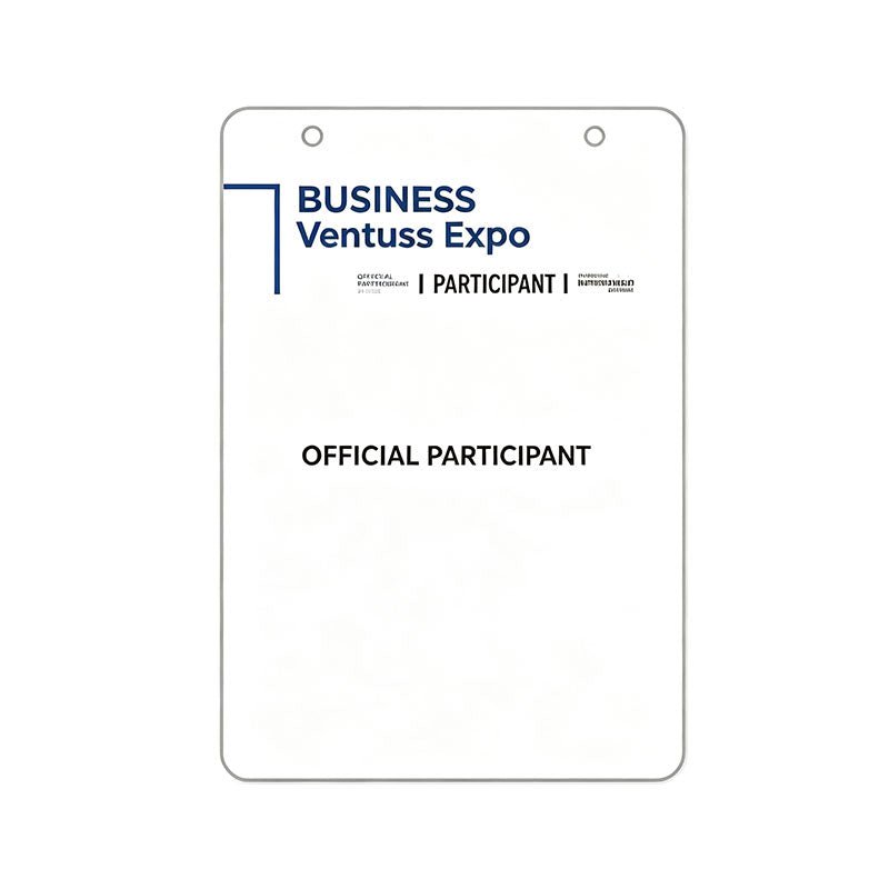 Trade Show Paper Badge Card - Yorkn Inc✅