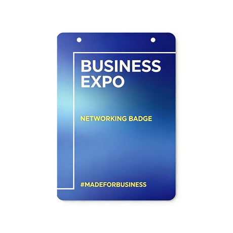 Trade Show Paper Badge Card - Yorkn Inc✅