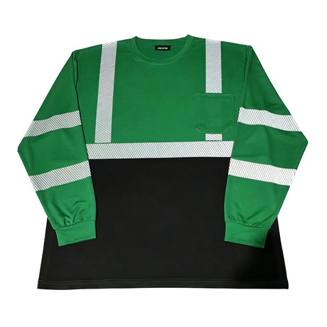 Two-tone Long Sleeve Reflective Work T-shirt - Yorkn Inc✅