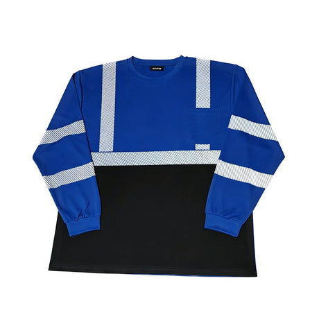 Two-tone Long Sleeve Reflective Work T-shirt - Yorkn Inc✅