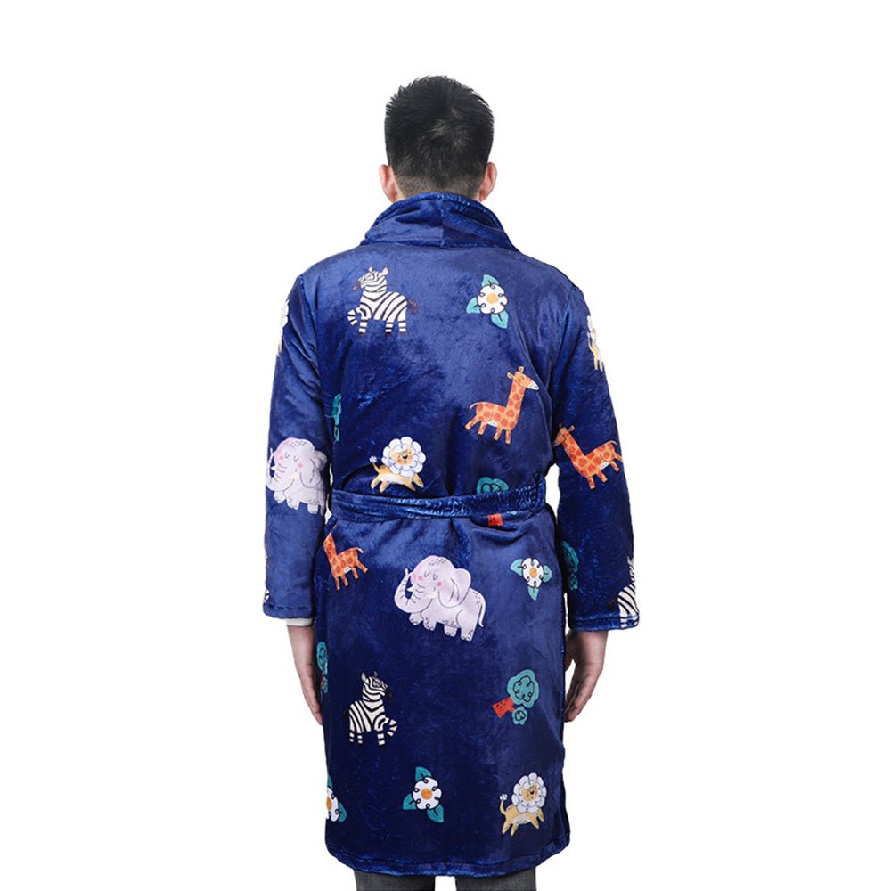 Ultra - soft Flannel Bathrobe - Yorkn Inc✅