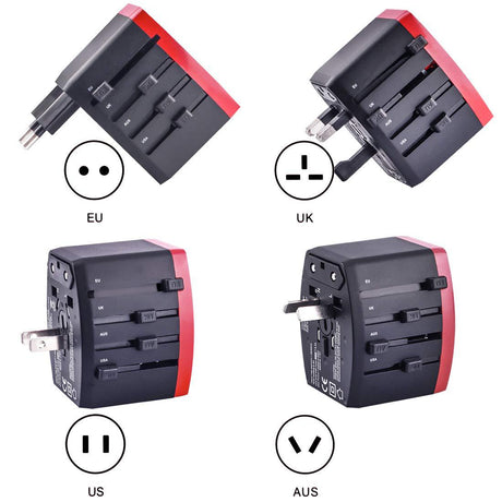 Universal Travel Adapter With Case - Yorkn Inc✅