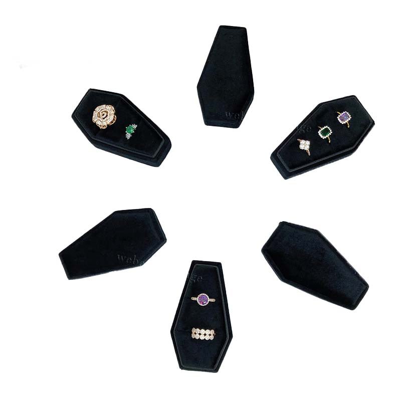 Velvet Coffin Ring Box Case Holder - Yorkn Inc✅