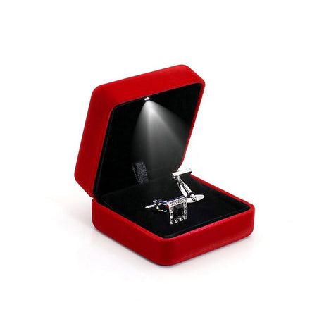 Velvet Metal With Led Jewelry Gift Box - Yorkn Inc✅