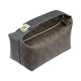 Vintage Leather Toiletry & Makeup Bag - Yorkn Inc✅
