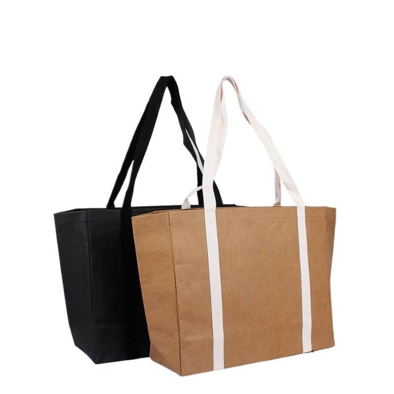 Washable Kraft Paper Handbag - Yorkn Inc✅