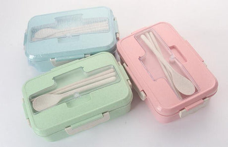 Wheat Straw Lunch Box Set - Yorkn Inc✅