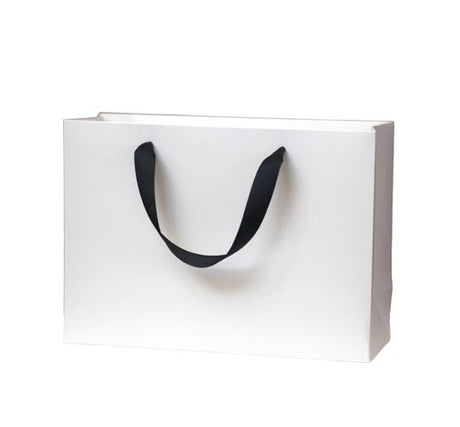 White Paper Bag With Handles - Yorkn Inc✅