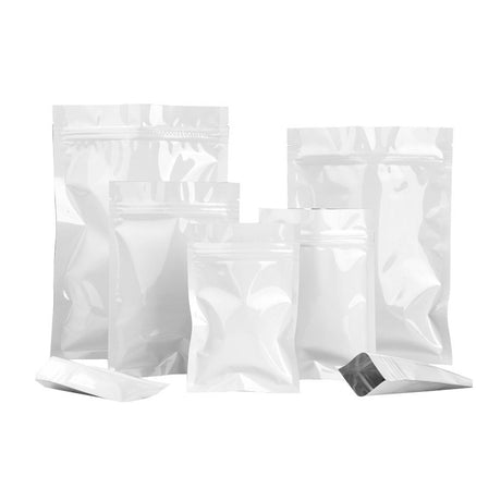 White Reclosable Ziplock Bags - Yorkn Inc✅