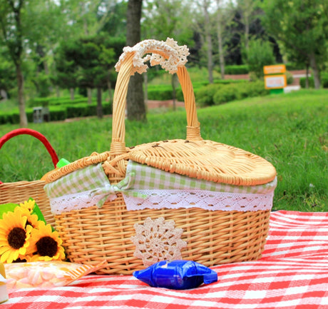 Wicker Basket - L - Yorkn Inc✅
