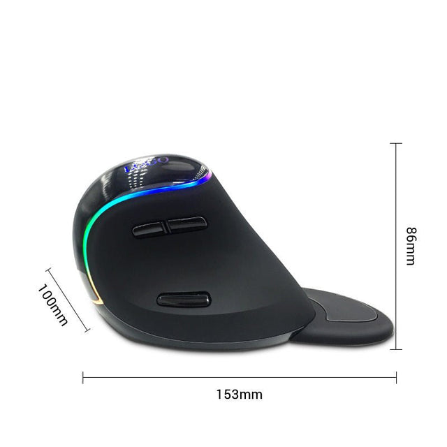 Wireless Ergonomic Mouse With Hand Suppor - Yorkn Inc✅
