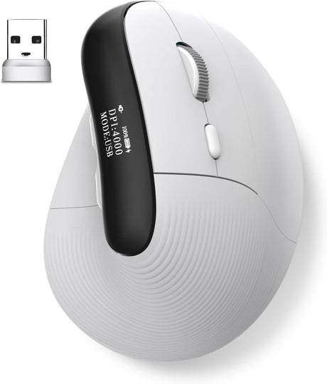 Wireless Ergonomic Vertical Mouse - Yorkn Inc✅