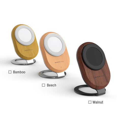 Wirelss Bamboo Charging Station - Yorkn Inc✅