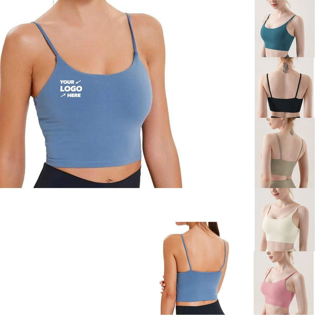 Women Padded Bra Fitness Crop Top - Yorkn Inc✅