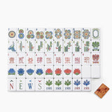 Wood Grain American Mahjong Tiles Set - Yorkn Inc✅