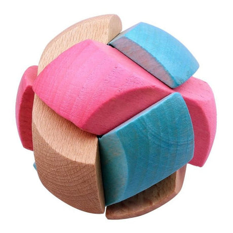 Wood Soccer Ball Puzzle - Yorkn Inc✅