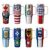 World Cup 40oz Stainless Steel Insulated Car Tumbler - Yorkn Inc✅