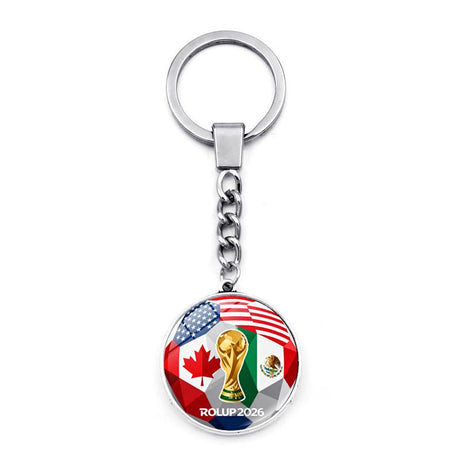 World Cup Cheer Double - sided Patterned Keychain - Yorkn Inc✅