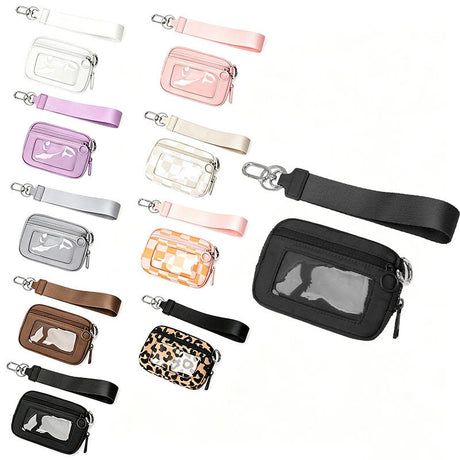 Wrist Strap Clear Zipper Pouch - Yorkn Inc✅