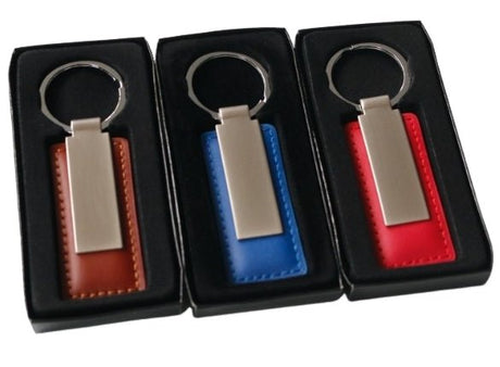 Zinc Alloy With Leather Keychain - Yorkn Inc✅